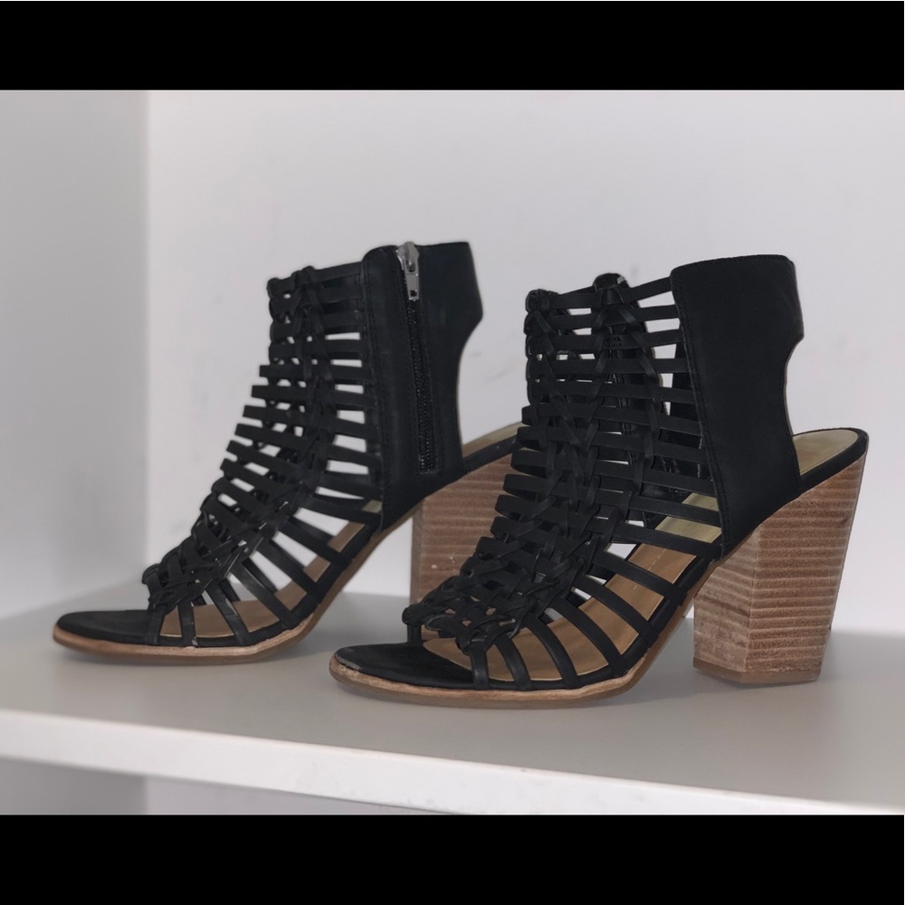Dolce Vita Black Caged Bootie